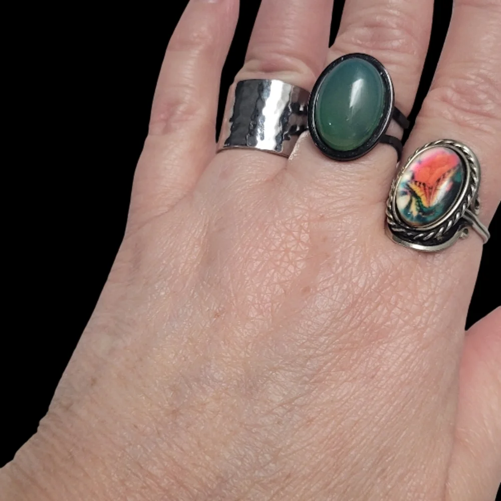 Charming Charlie Silver Wearable Tech Ring